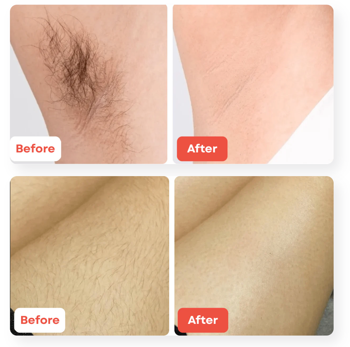 4 in 1 Rose Herbal Body Waxing Powder - 100grams