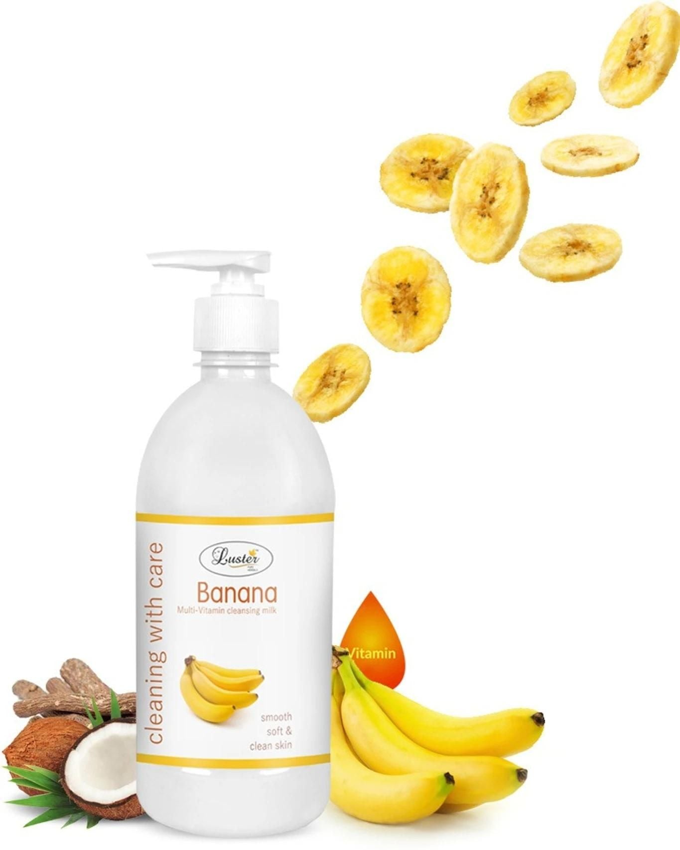 Banana and Aloe vera Cleansing Milk 500 ML  (Pack of 2 )